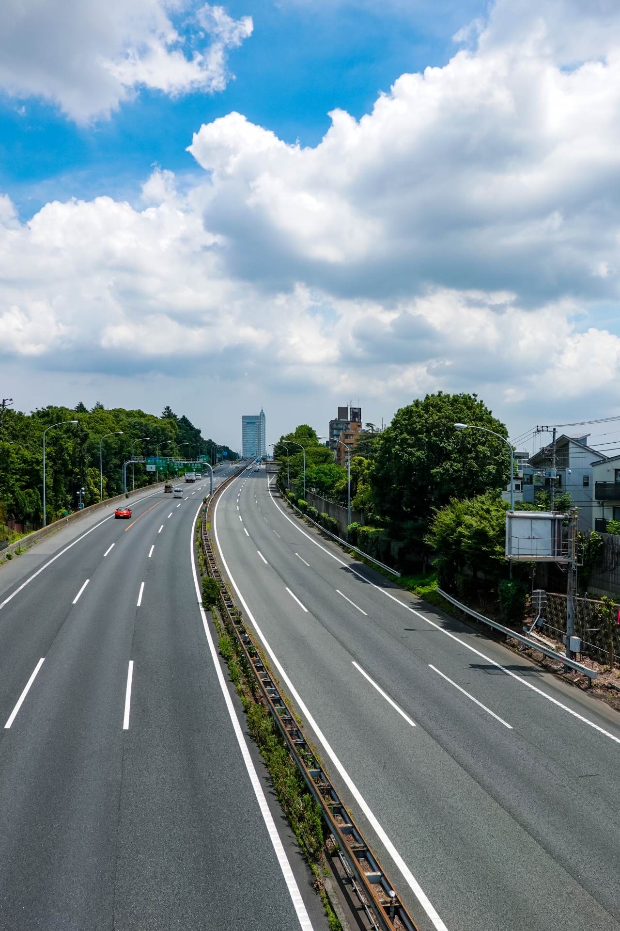 京葉道路の合流シーン