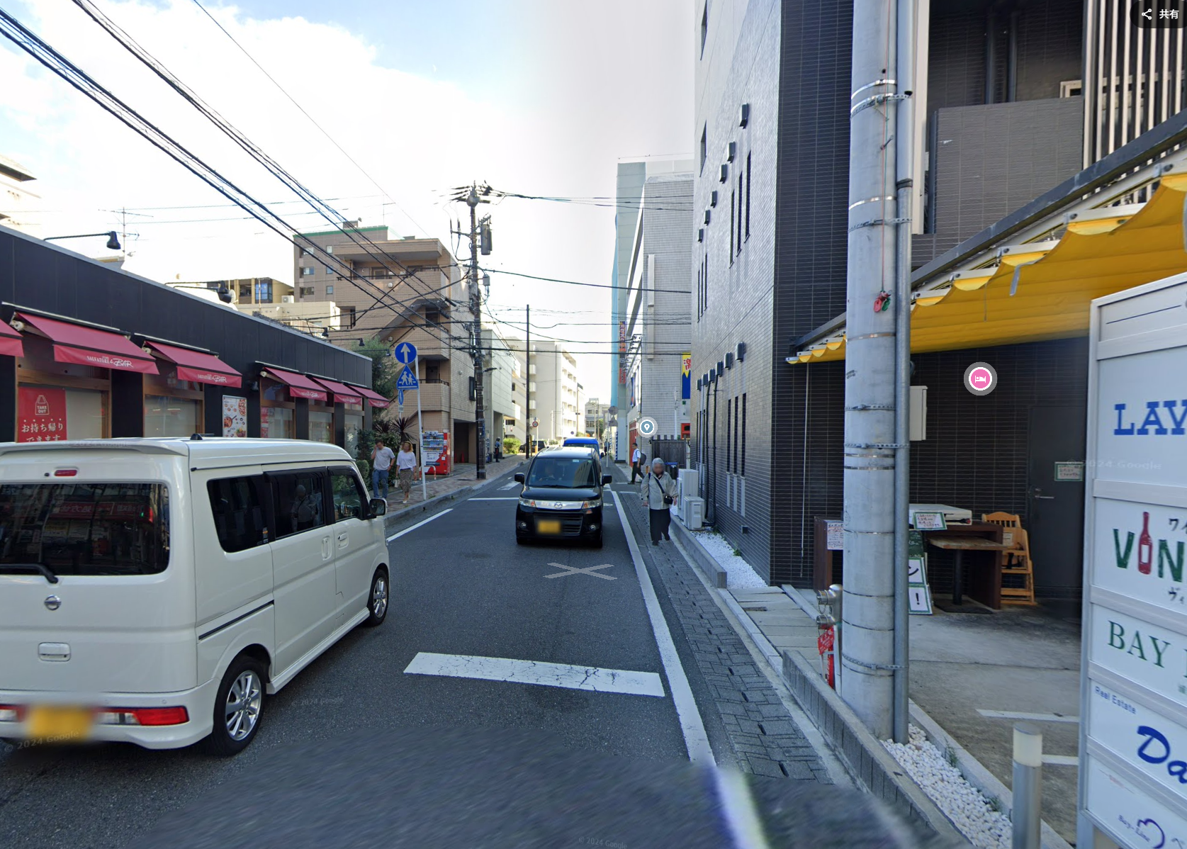 狭路の対向車対策
