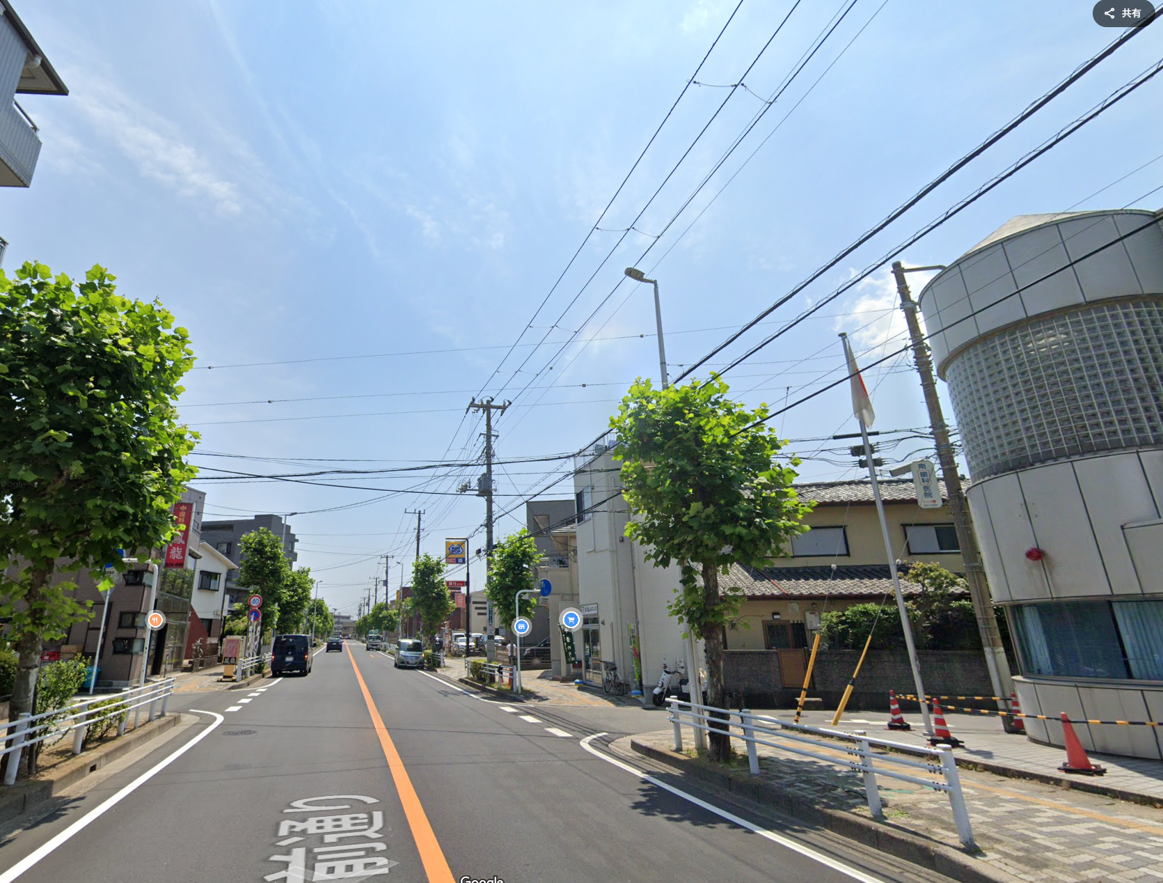 歩道の動きを観察する意識