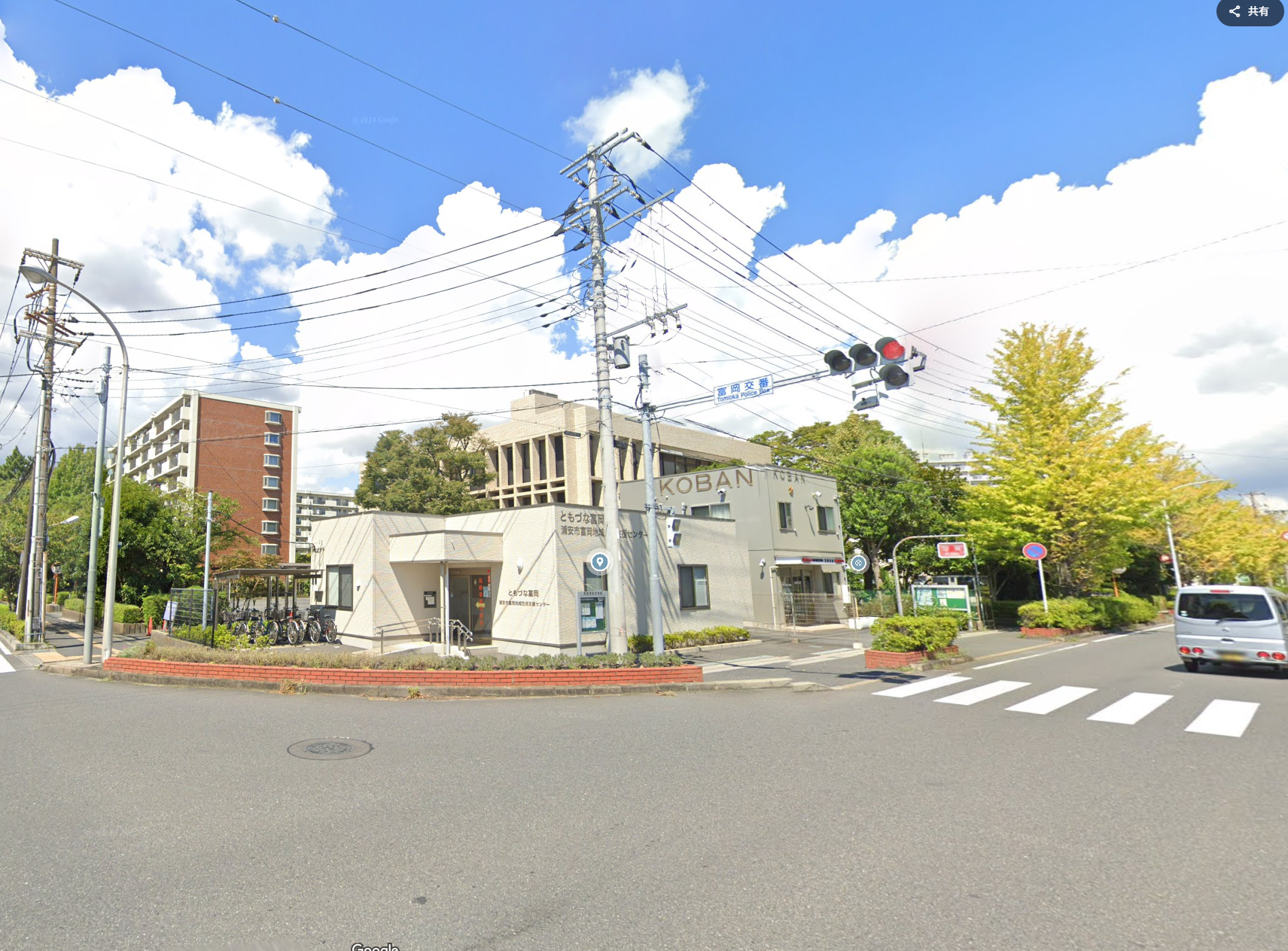 震災後復興した道路