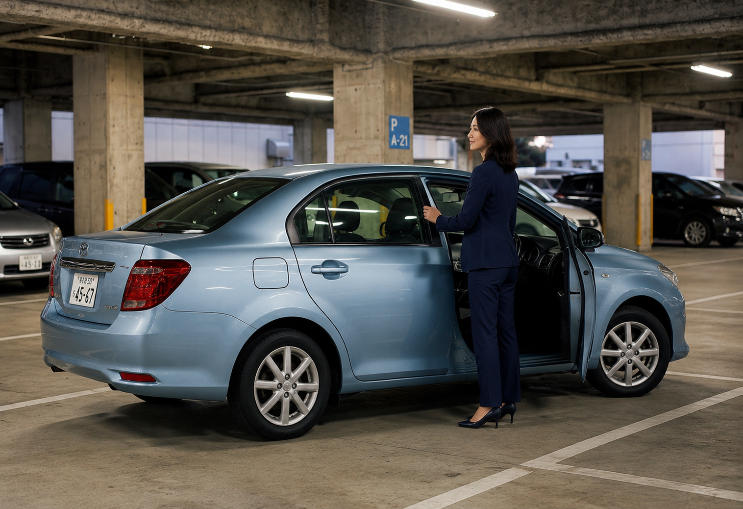 人事異動で仕事に向けた運転が必要になったペーパードライバー講習イメージ