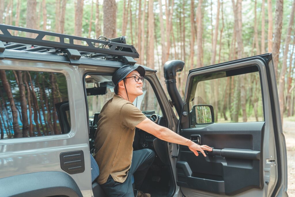 納車目前のSUV