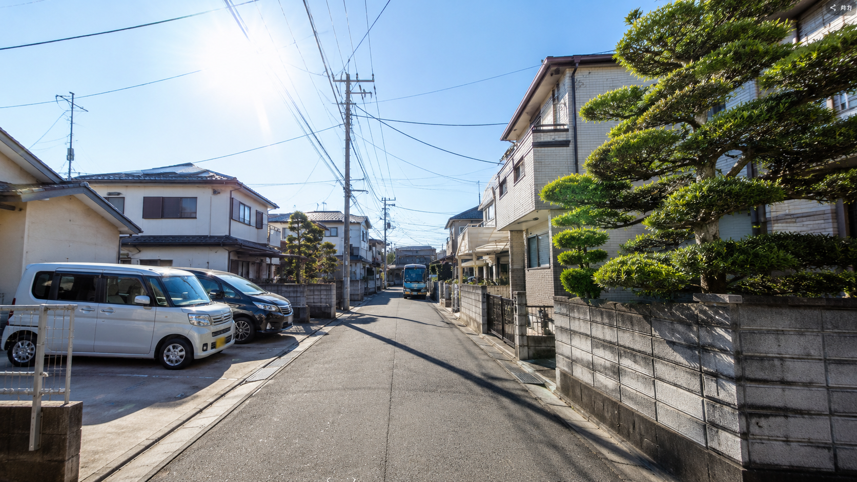 旧行徳周辺の狭めな生活道路