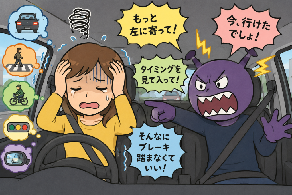 家族との練習で焦らず確認する場所を整理するイメージ