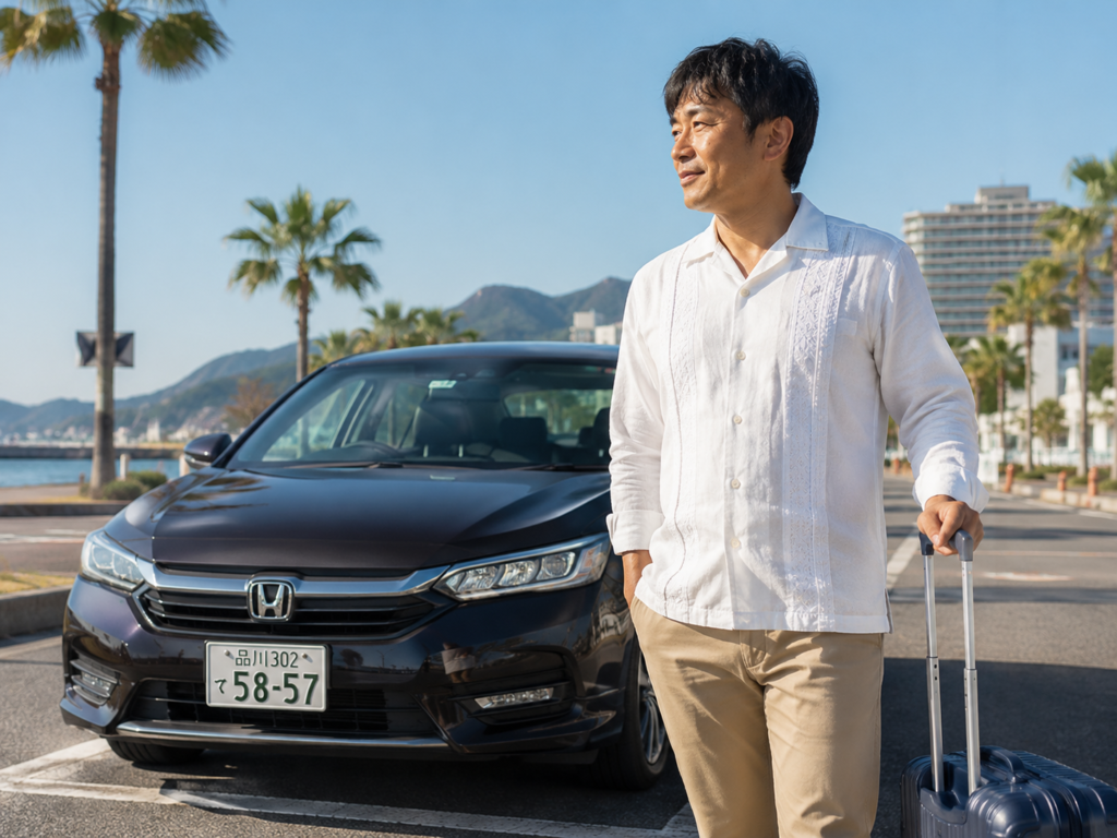 20年ぶりの運転講習を終えてメキシコ赴任に備える中央区のペーパードライバー講習