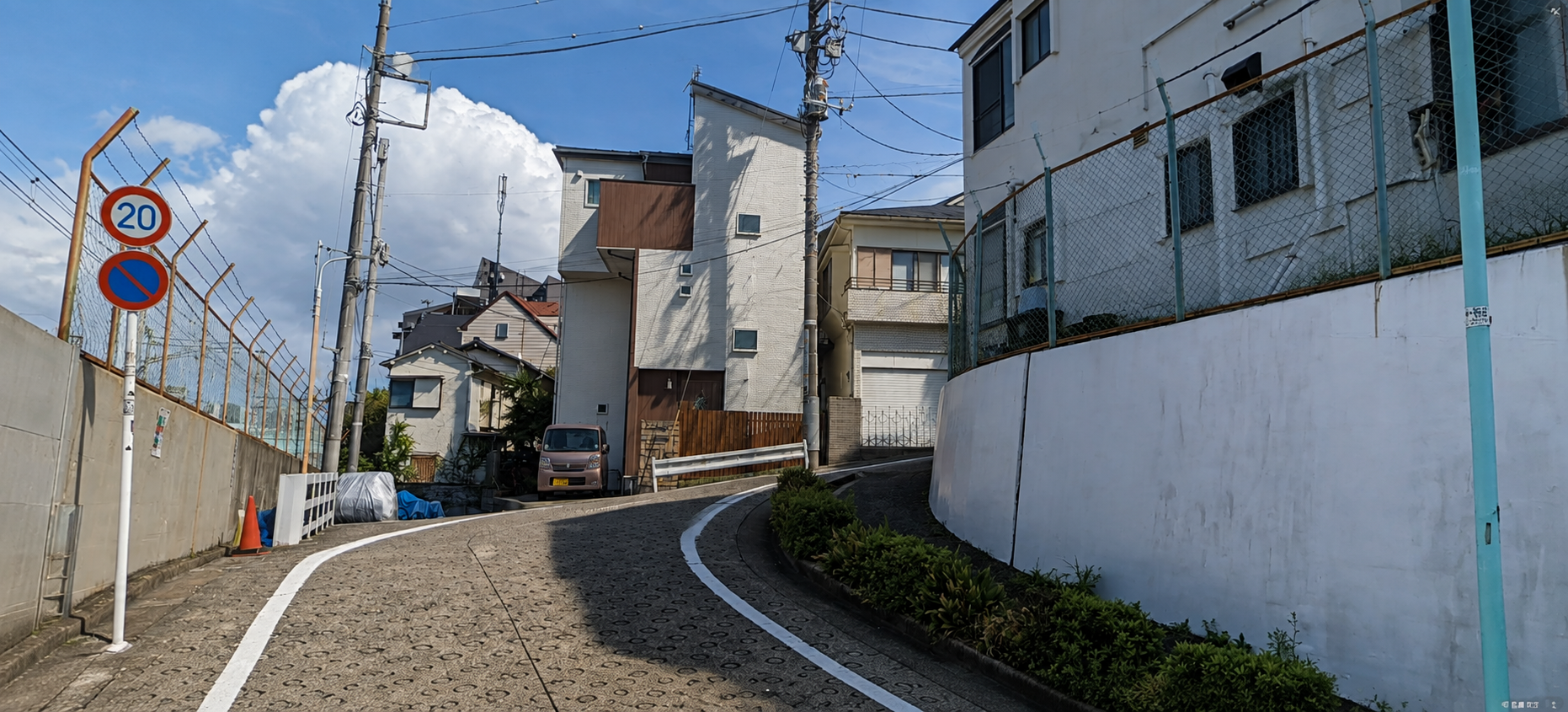 代々木上原・富ヶ谷エリアの坂道と狭い道路