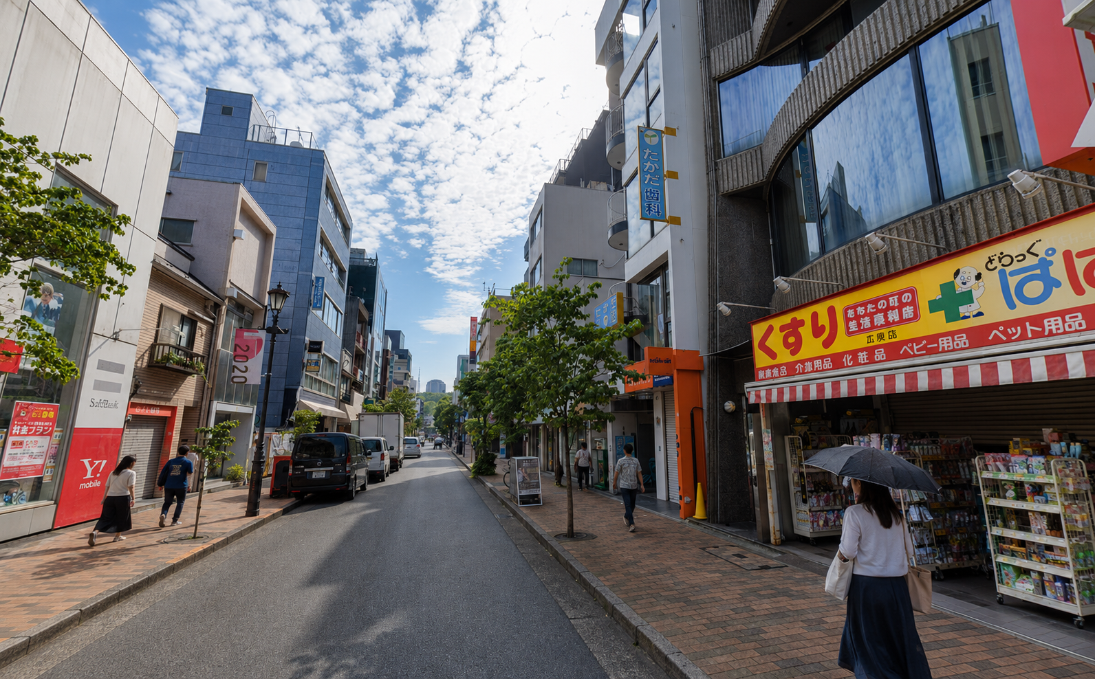 広尾商店街周辺の道路状況