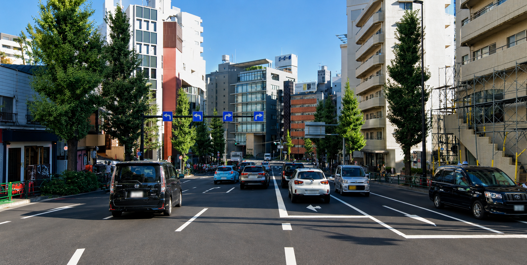 旧山手通りの代官山エリア