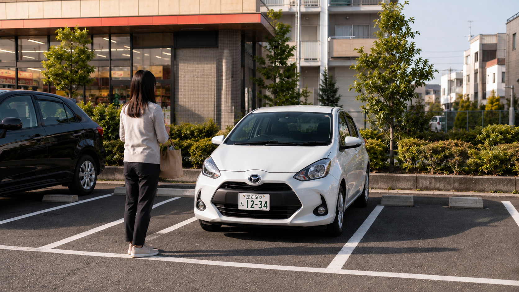 送迎と買い物の実践ルートを終えたイメージ